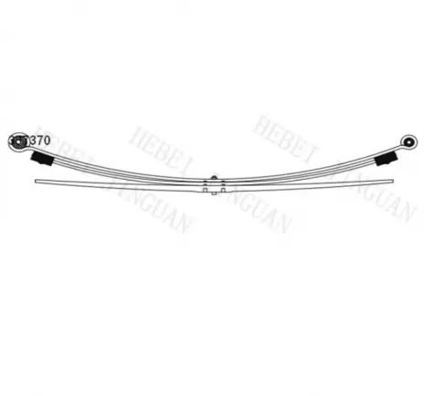 piezas de suspensión de ballesta personalizadas ballesta de remolque parabólico